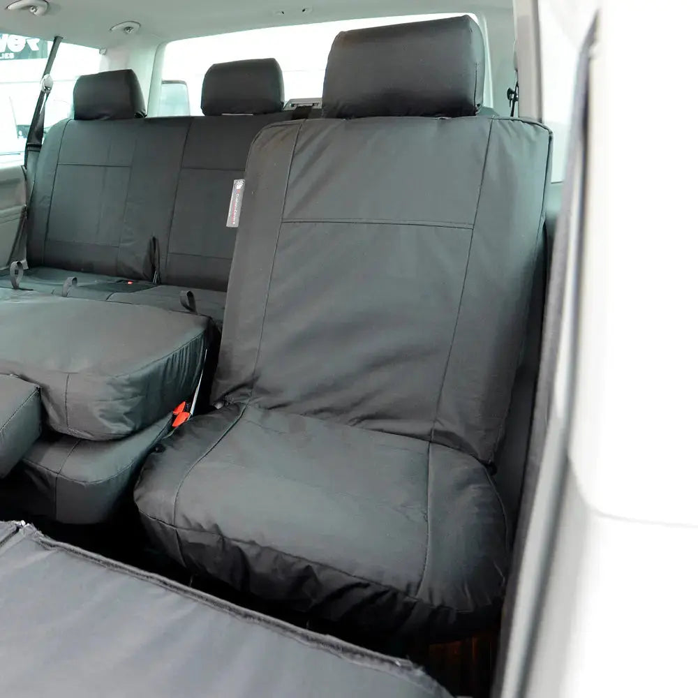 VW T6 / T6.1 Shuttle Tailored PU Seat Covers (2015 Onwards) - UK Custom Covers