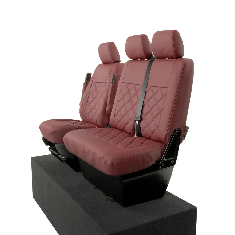 VW T5 / T5.1 Transporter Tailored Leatherette Seat Covers (2003-2015) - UK Custom Covers