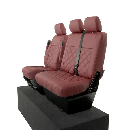 VW T5 / T5.1 Transporter Tailored Leatherette Seat Covers (2003-2015) - UK Custom Covers