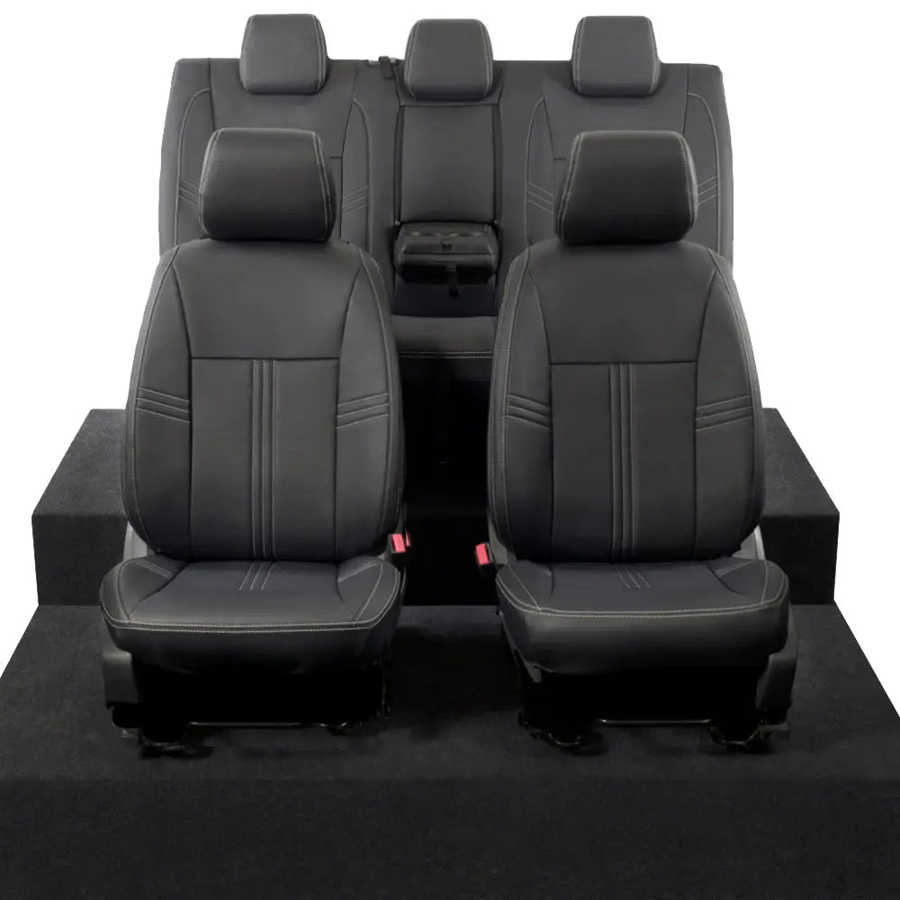 Ford Ranger Tailored Leatherette Seat Covers - Black - UK Custom Covers