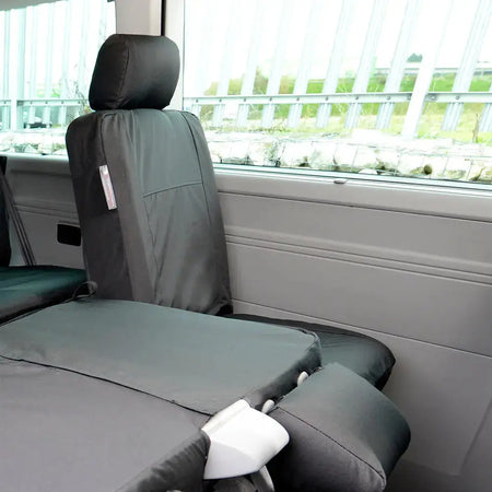 VW T6 / T6.1 Shuttle Tailored PU Seat Covers (2015 Onwards) - UK Custom Covers