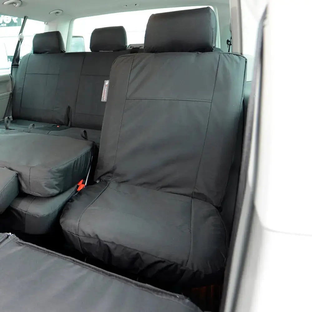 VW T6 / T6.1 Shuttle Tailored PU Seat Covers (2015 Onwards) - UK Custom Covers