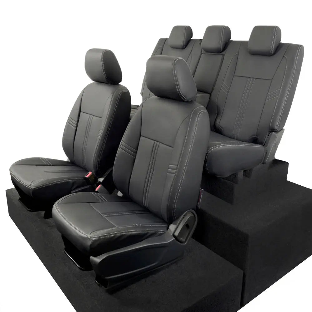 Ford Ranger Tailored Leatherette Seat Covers - Black - UK Custom Covers