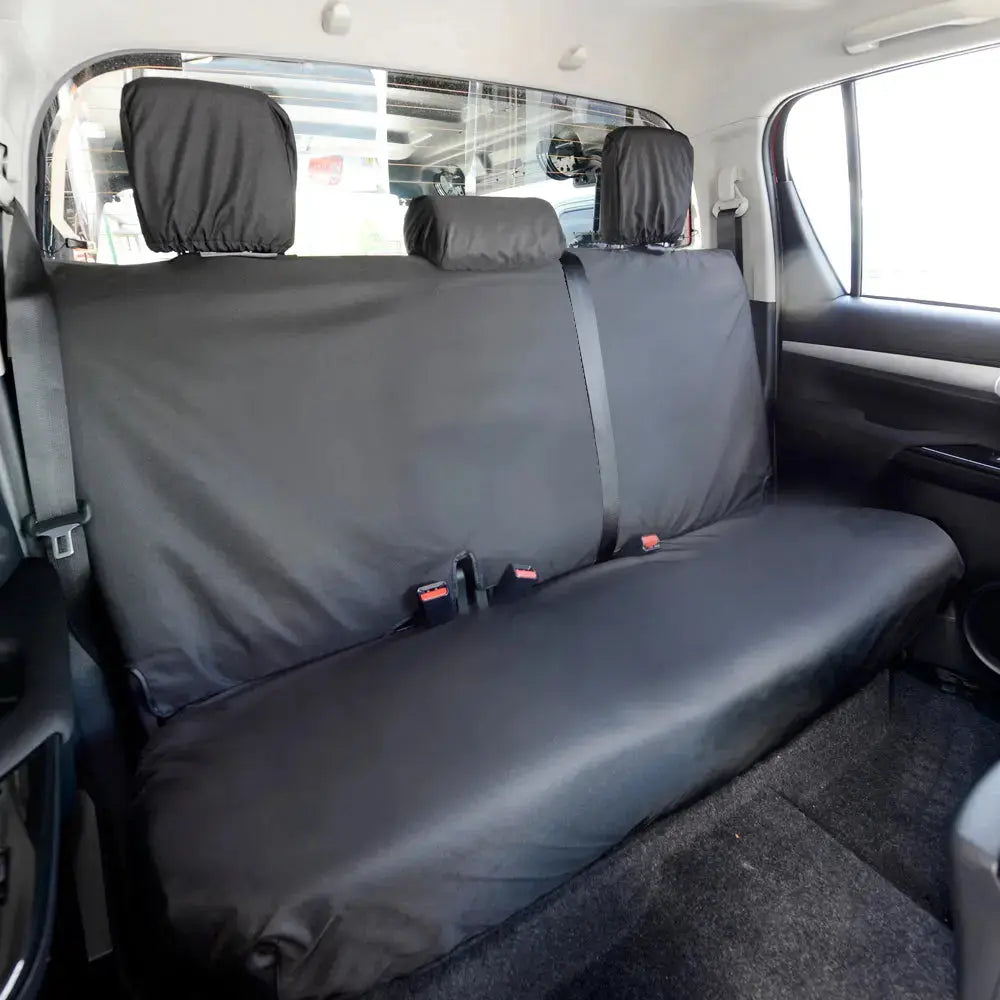 Toyota Hilux Tailored PU Seat Covers - UK Custom Covers