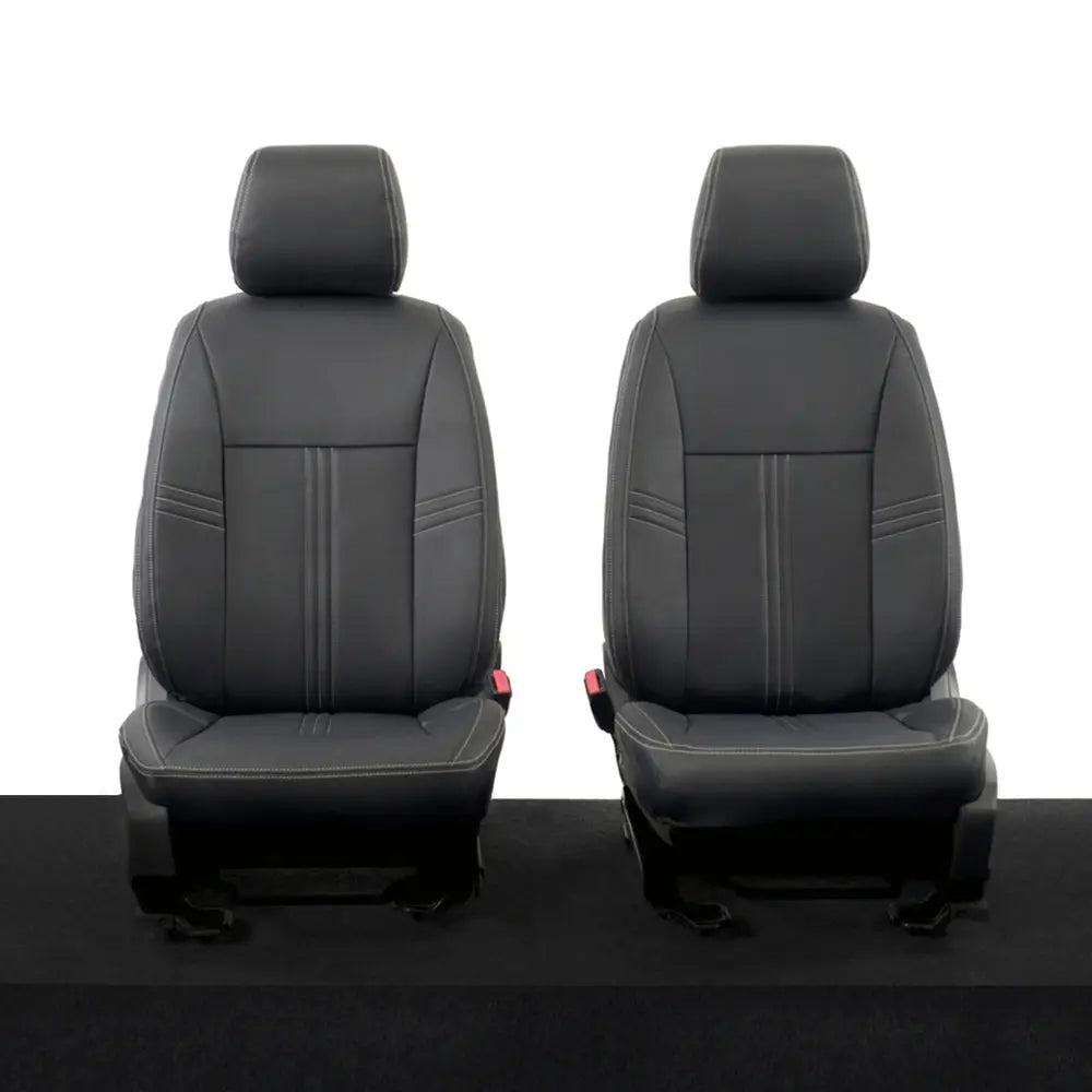 Ford Ranger Tailored Leatherette Seat Covers - Black - UK Custom Covers