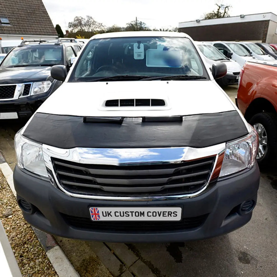 Toyota Hilux Bonnet Bra (2005-2016) Black - UK Custom Covers