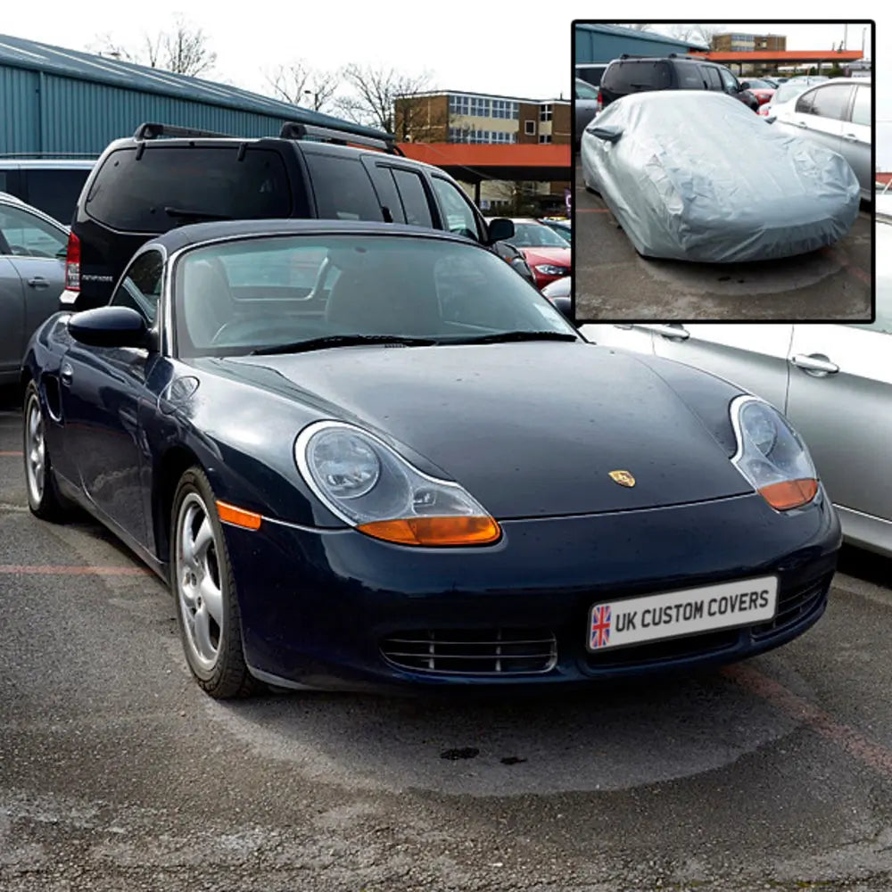 Porsche Boxster 986/987 Indoor & Outdoor Car Cover (Grey) - UK Custom Covers