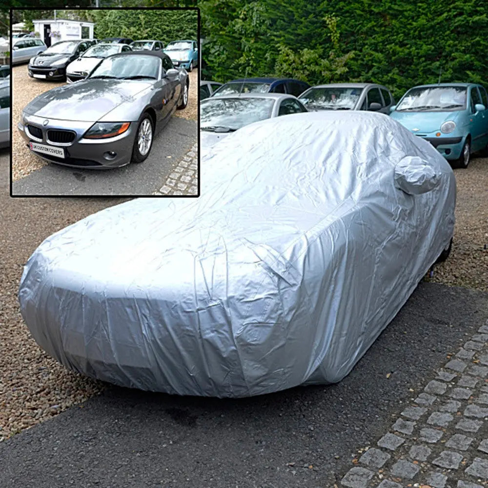 BMW Z4 Roadster Indoor/Outdoor Car Cover (2002-2008) Silver - UK Custom Covers