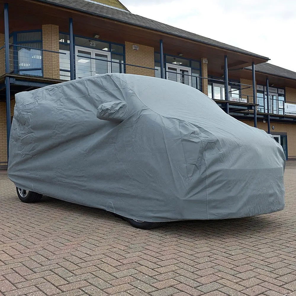 VW Transporter T5/T5.1 SWB Outdoor Car Cover (Grey) - UK Custom Covers