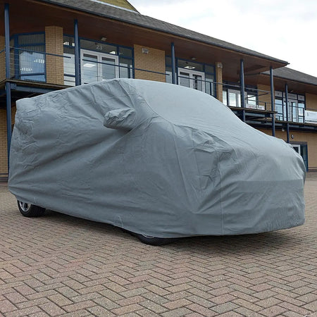 VW Transporter T5/T5.1 SWB Outdoor Car Cover (Grey) - UK Custom Covers