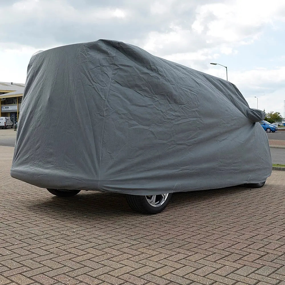 VW Transporter T5/T5.1 SWB Outdoor Car Cover (Grey) - UK Custom Covers
