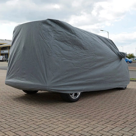 VW Transporter T5/T5.1 SWB Outdoor Car Cover (Grey) - UK Custom Covers
