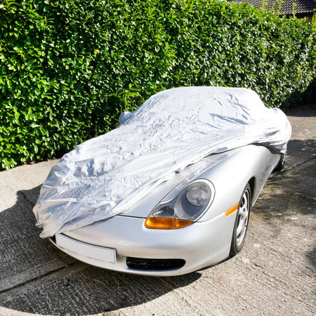 Porsche Boxster 986 Indoor & Outdoor Car Cover (1997-2004) Silver - UK Custom Covers