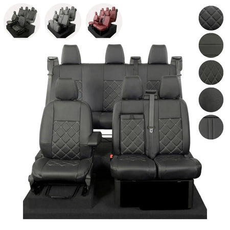 Ford Transit Custom Tailored Leatherette Seat Covers (2013-2023) - UK Custom Covers