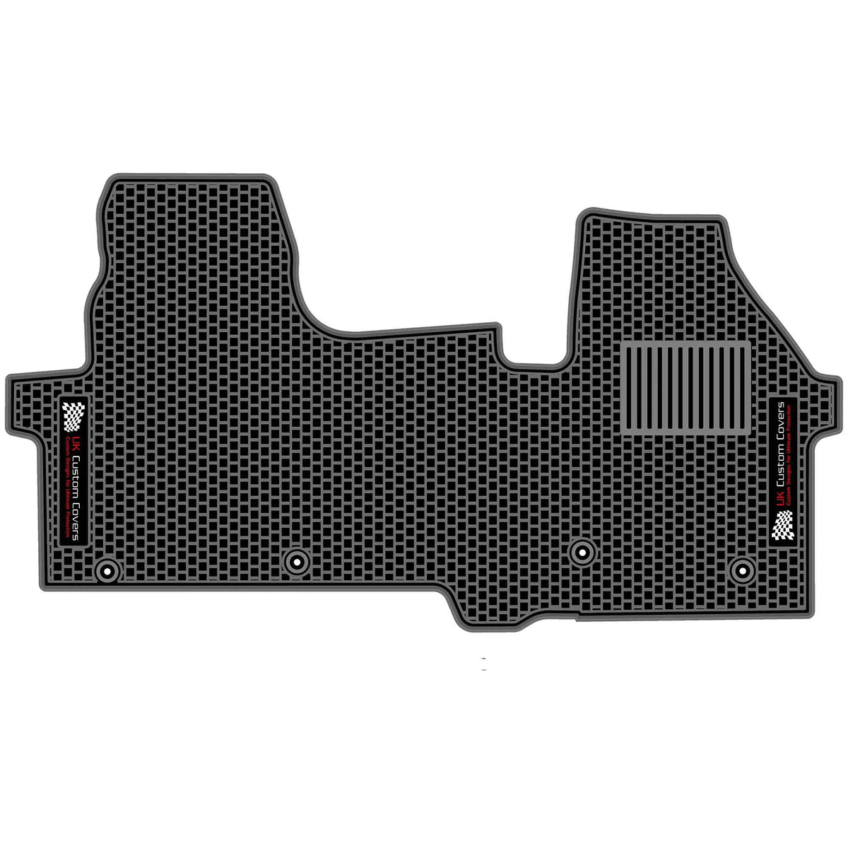 Ford Transit Custom Rubber Floor Mats (Front) 2023+ UK Custom Covers