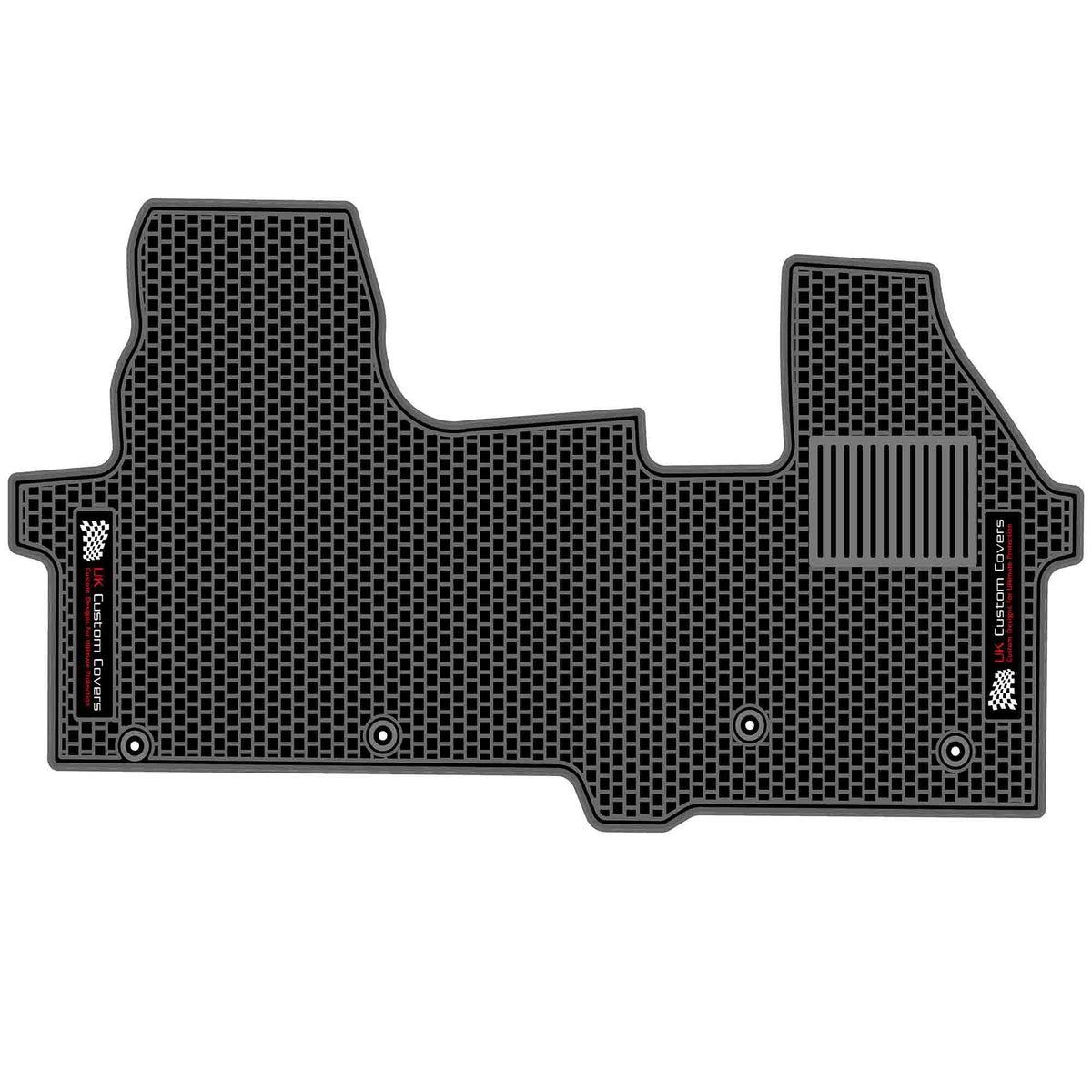 Ford Transit Custom Rubber Floor Mats (Front) 2023+ UK Custom Covers