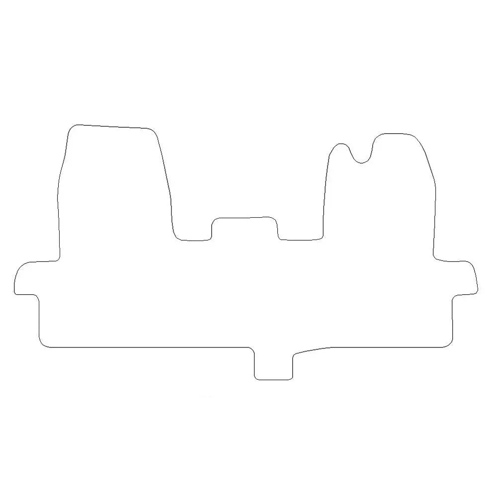 Ford Transit Custom Rubber Floor Mats (2013-2023) - UK Custom Covers