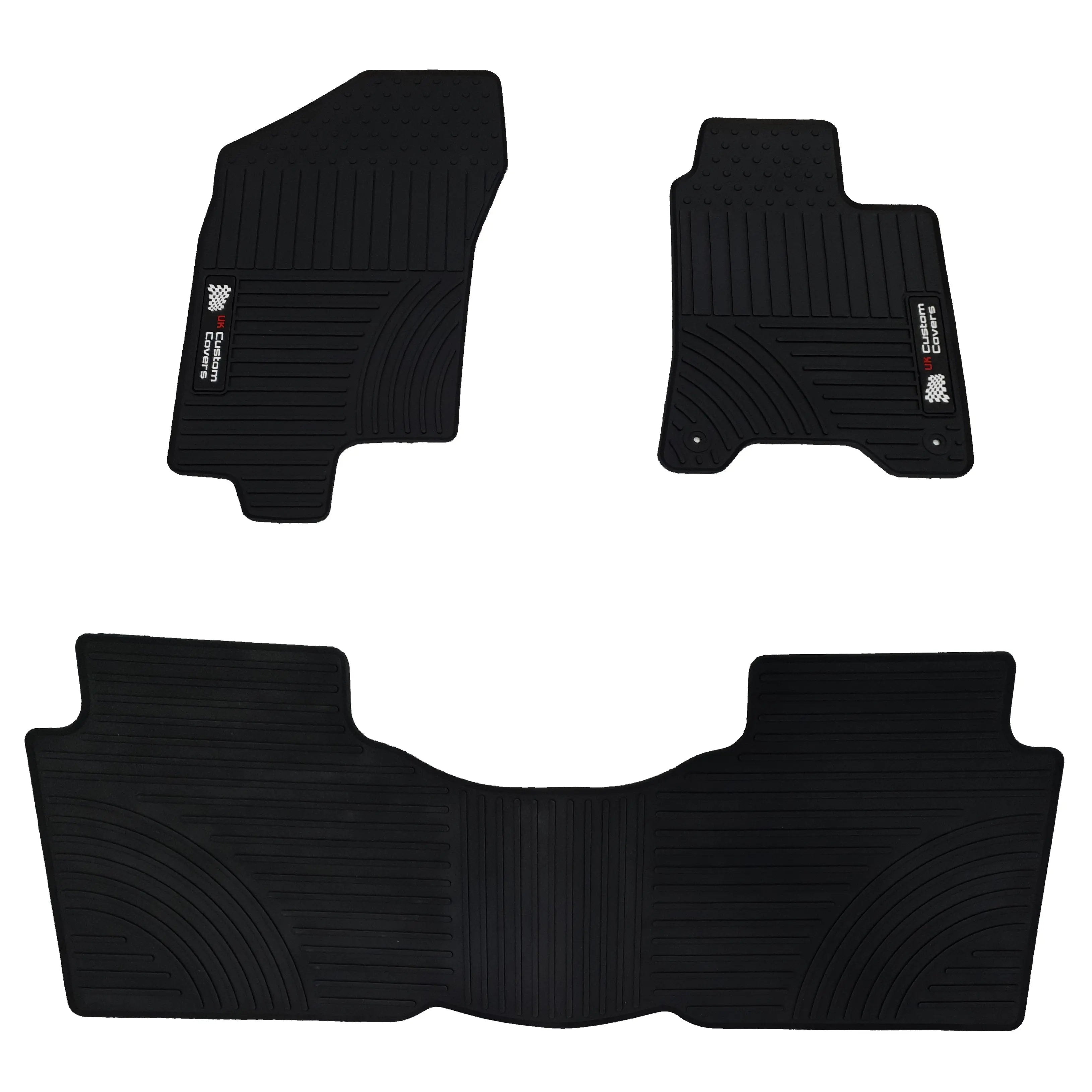 Fits Nissan Navara NP300 Front & Rear Floor Mats (2016 Onwards) - UK Custom Covers