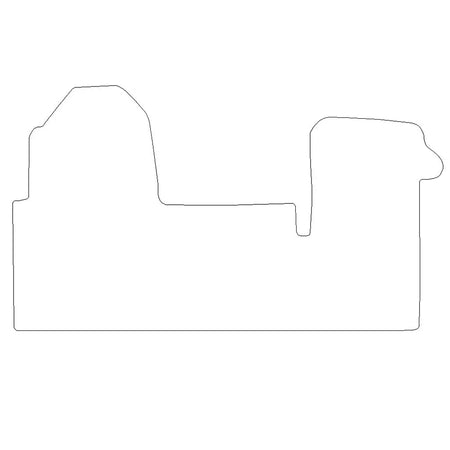 Renault Master Front Cab Rubber Floor Mats (2010 Onwards) - UK Custom Covers