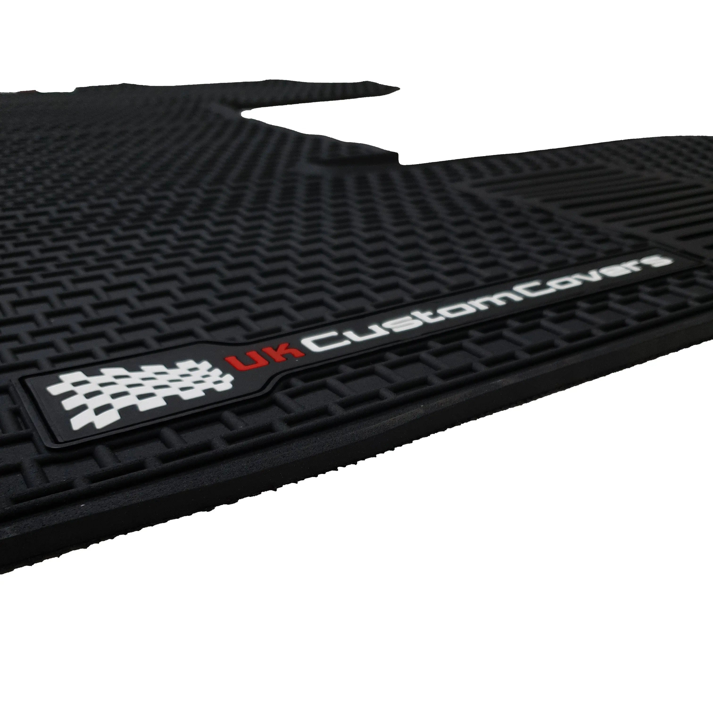Renault Master Front Cab Rubber Floor Mats (2010 Onwards) - UK Custom Covers