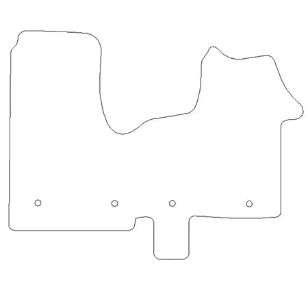 Renault Trafic Rubber Floor Mats (2014 Onwards) - UK Custom Covers