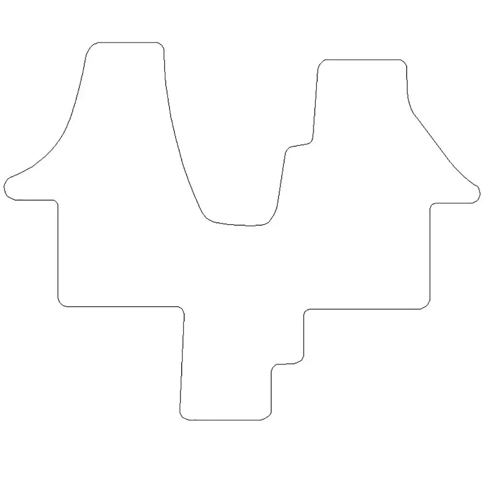 VW Transporter T5 Front Cab Floor Mats (2003-2015) - UK Custom Covers