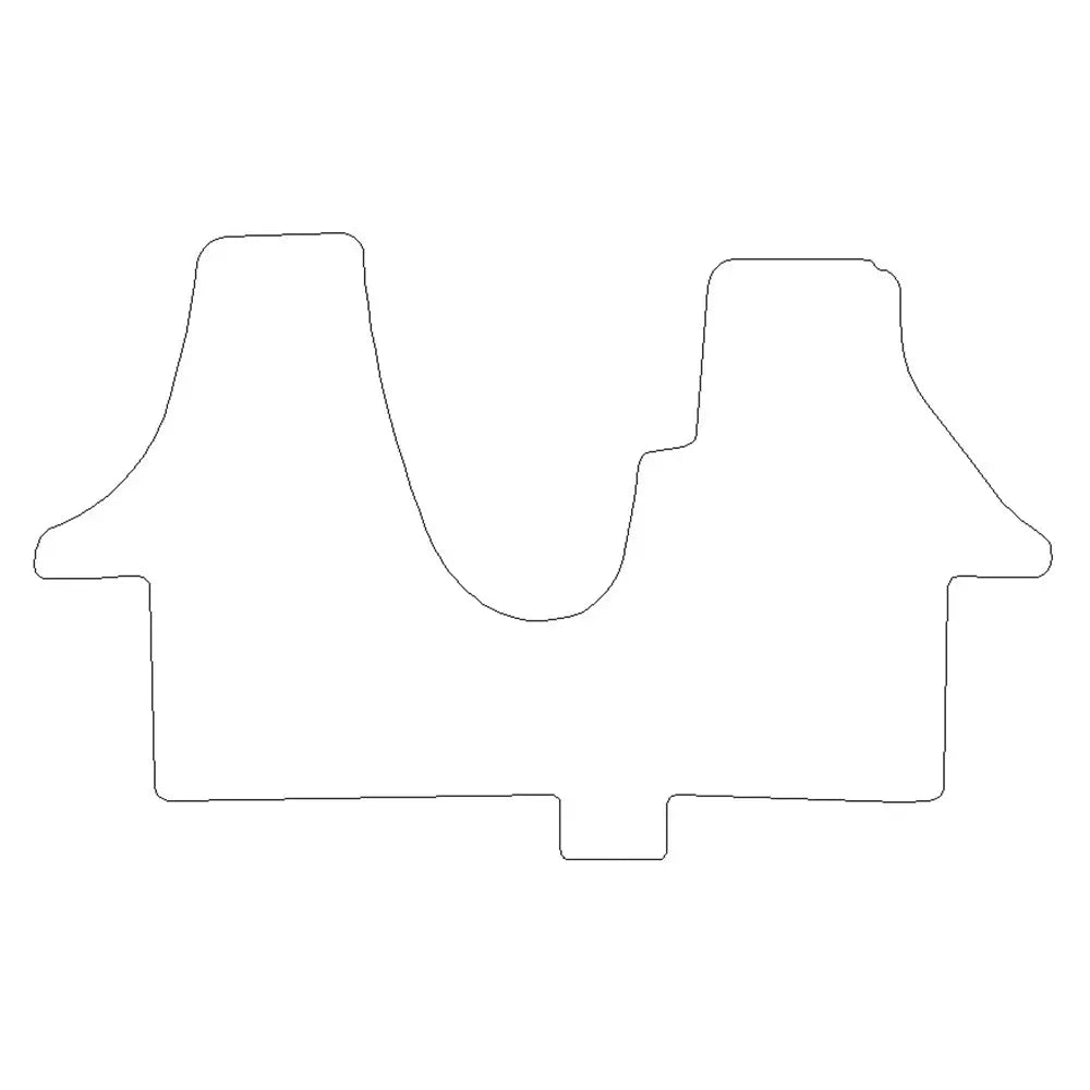 VW Transporter T5 Front Cab Floor Mats (2003-2015) - UK Custom Covers