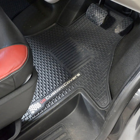 VW Transporter T5 Front Cab Floor Mats (2003-2015) - UK Custom Covers