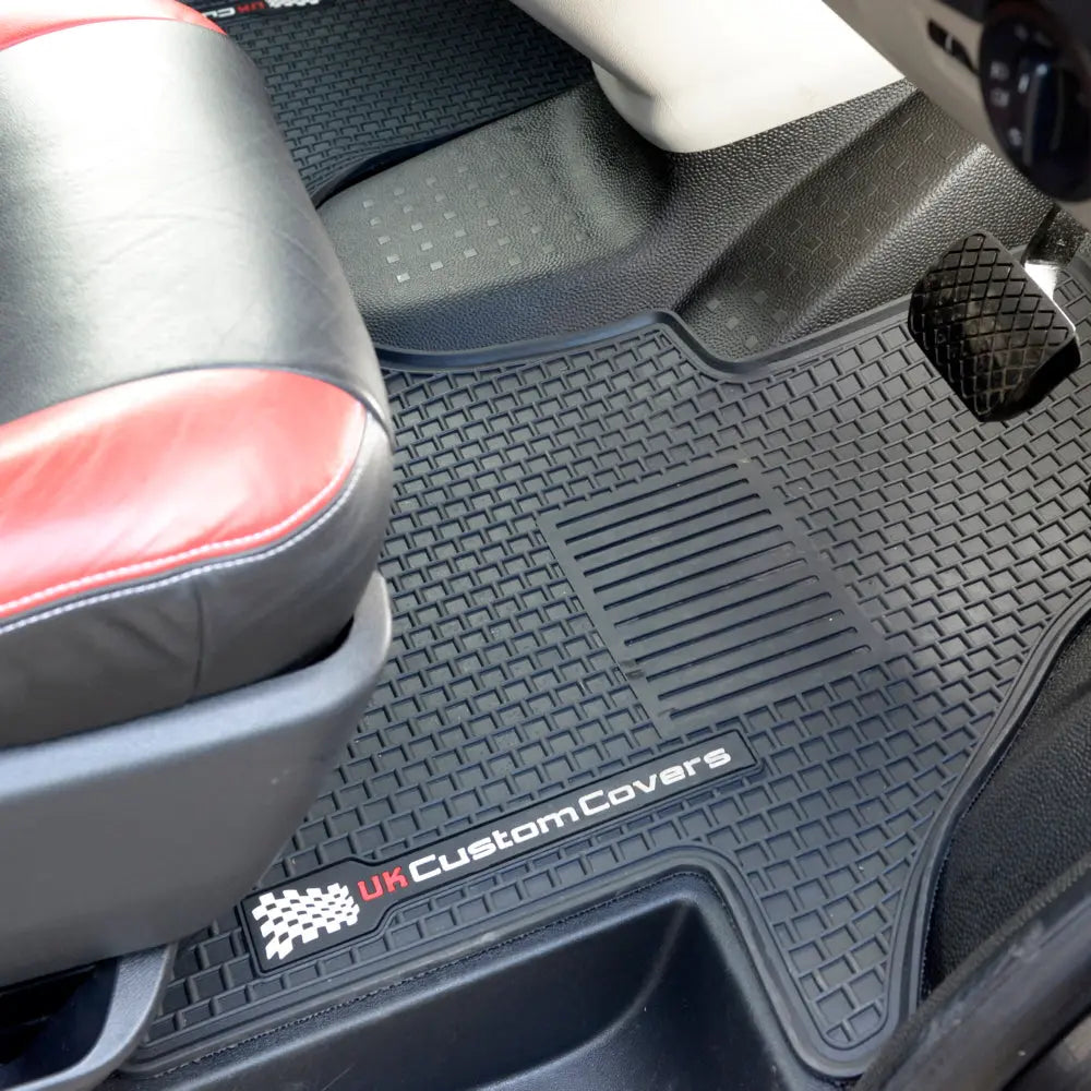 VW Transporter T5 Front Cab Floor Mats (2003-2015) - UK Custom Covers