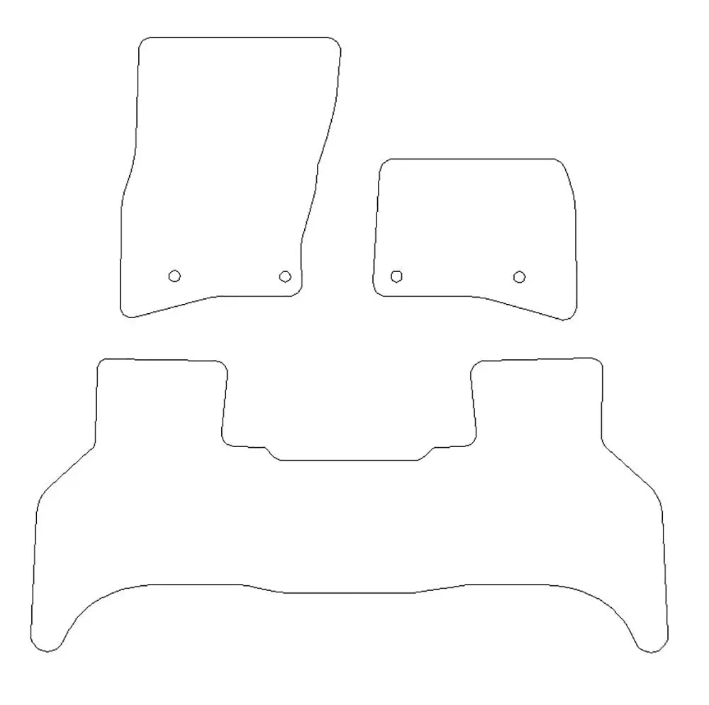 Fits Land Rover Defender 110 Floor Mats (2020 Onwards) - UK Custom Covers