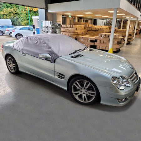 Mercedes SL Soft Top Half Cover Roof Protector (2001-2011) - UK Custom Covers