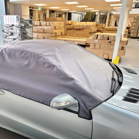 Mercedes SL Soft Top Half Cover Roof Protector (2001-2011) - UK Custom Covers