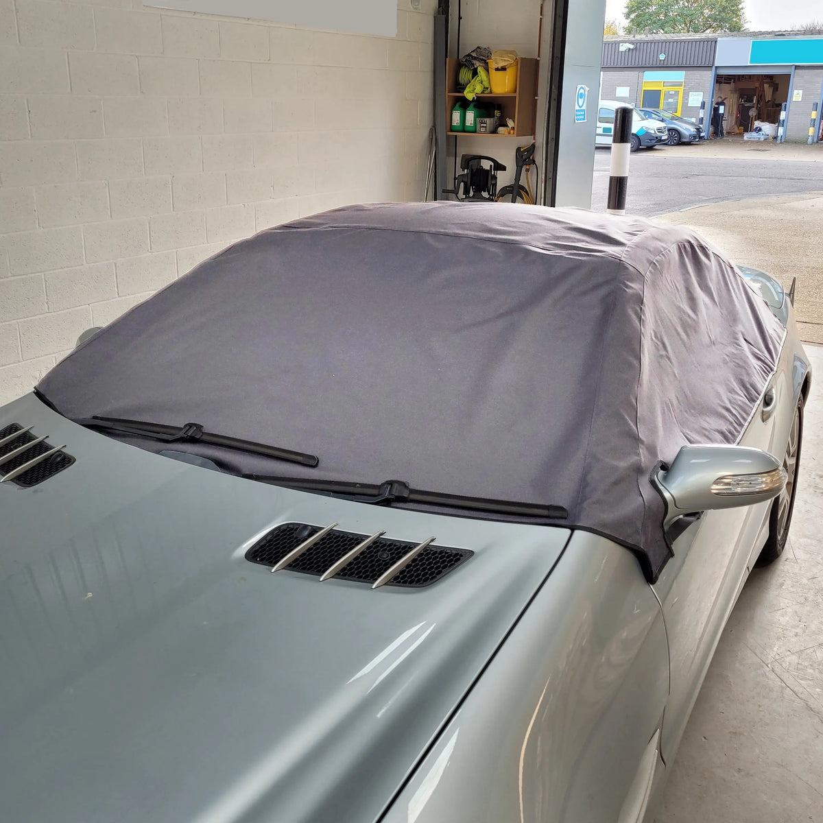 Mercedes SL Soft Top Half Cover Roof Protector (2001-2011) - UK Custom Covers