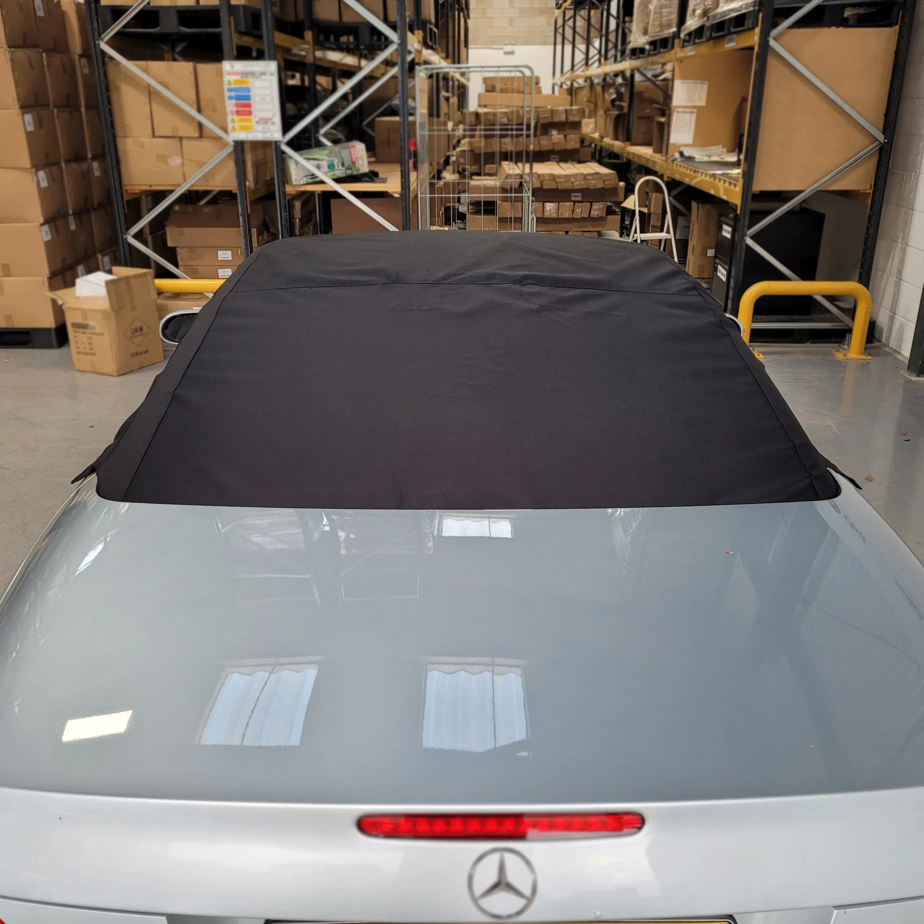 Mercedes SL Soft Top Half Cover Roof Protector (2001-2011) - UK Custom Covers