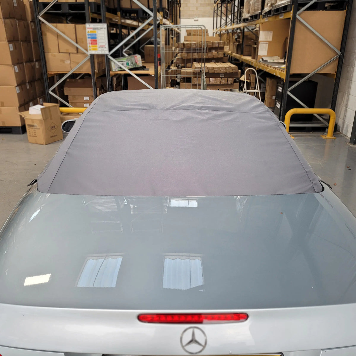 Mercedes SL Soft Top Half Cover Roof Protector (2001-2011) - UK Custom Covers