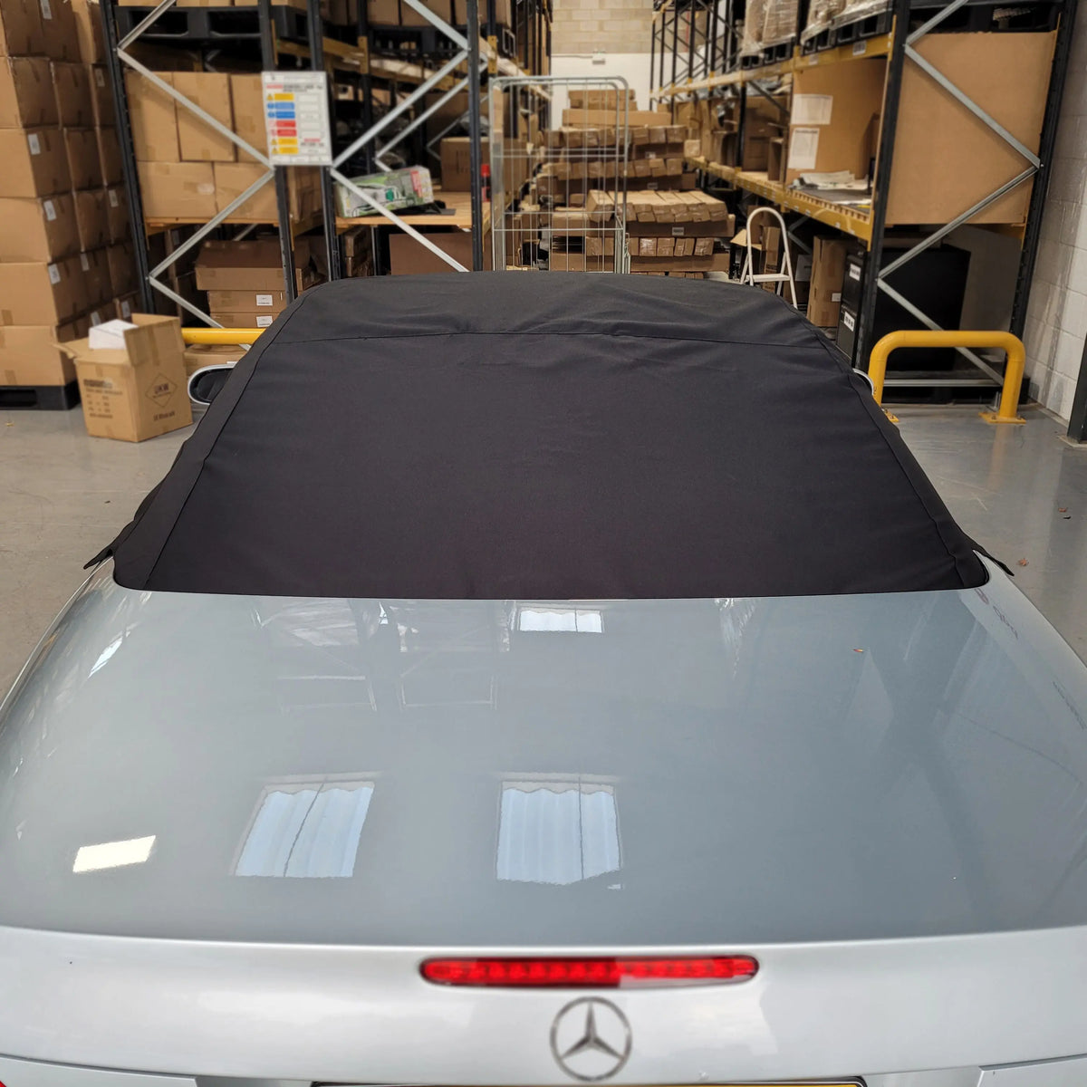 Mercedes SL Soft Top Half Cover Roof Protector (2001-2011) - UK Custom Covers