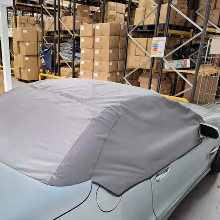 Mercedes SL Soft Top Half Cover Roof Protector (2001-2011) - UK Custom Covers