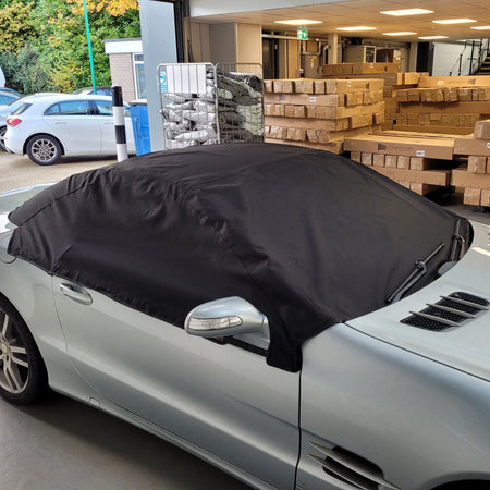 Mercedes SL Soft Top Half Cover Roof Protector (2001-2011) - UK Custom Covers