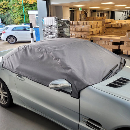 Mercedes SL Soft Top Half Cover Roof Protector (2001-2011) - UK Custom Covers