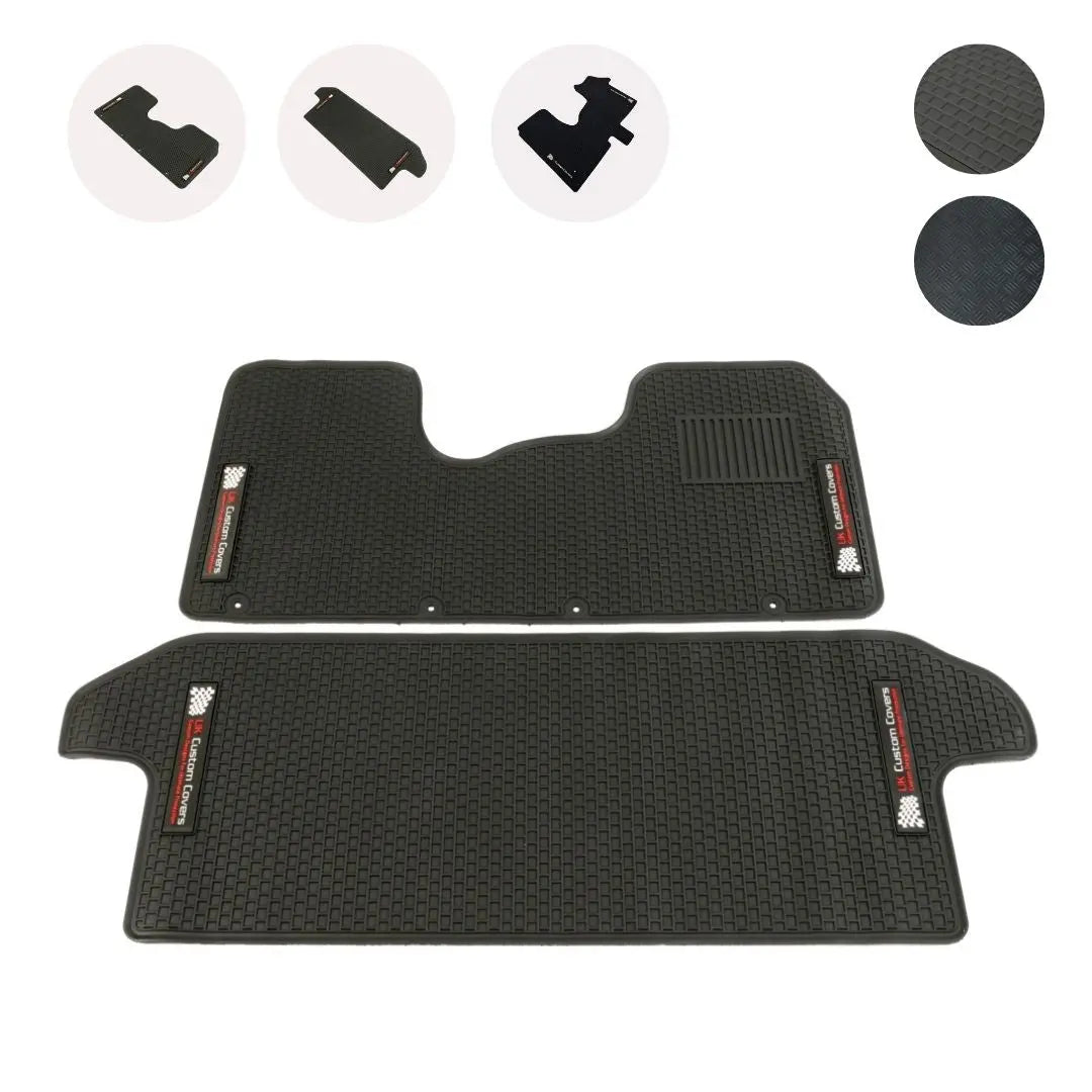 Renault Trafic Rubber Floor Mats (2014 Onwards) - UK Custom Covers