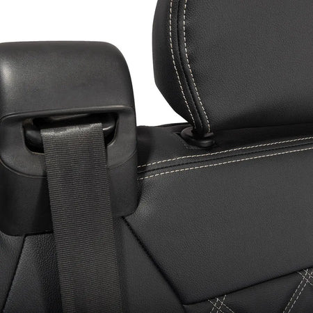 Iveco Daily Tailored Leatherette Front Seat Covers (2014-2022) - Black - UK Custom Covers