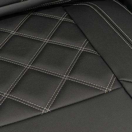 Fiat Talento Tailored Leatherette Seat Covers (2016 Onwards) - Black - UK Custom Covers