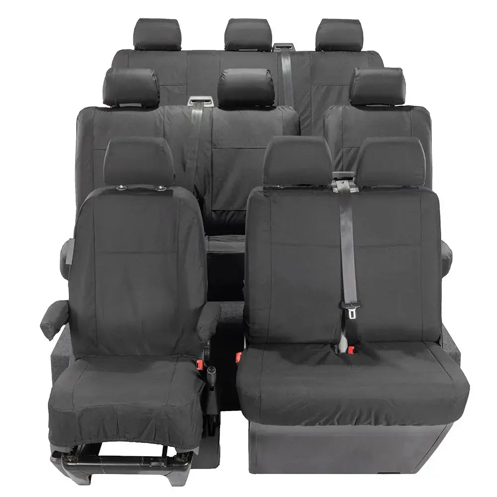 VW T6 / T6.1 Shuttle Tailored PU Seat Covers (2015 Onwards) - UK Custom Covers