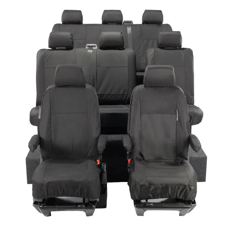 VW T6 / T6.1 Shuttle Tailored PU Seat Covers (2015 Onwards) - UK Custom Covers