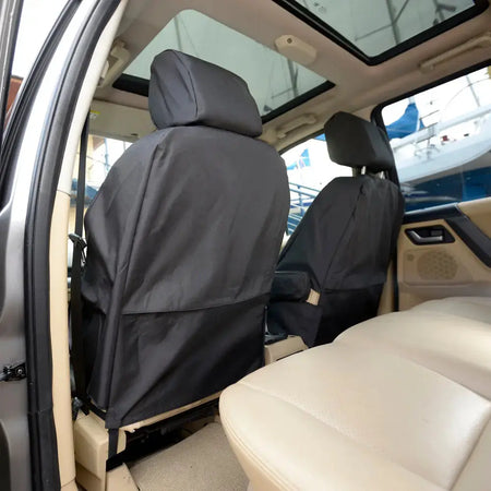 Fits Land Rover Freelander 2 Front Seat Covers (2006 Onwards) Black - UK Custom Covers