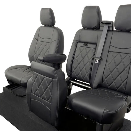 Ford Transit Custom Tailored Leatherette Seat Covers (2013-2023) - UK Custom Covers
