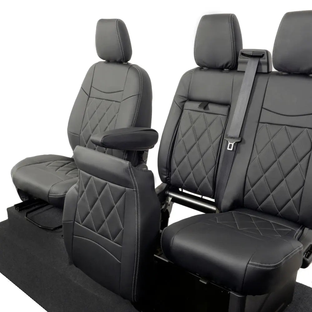 Ford Transit Custom Tailored Leatherette Seat Covers (2013-2023) - UK Custom Covers