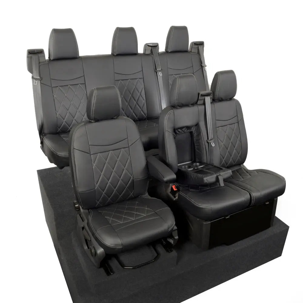 Ford Transit Custom Tailored Leatherette Seat Covers (2013-2023) - UK Custom Covers