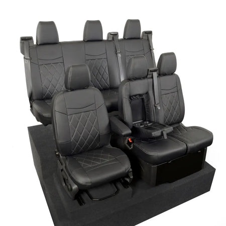 Ford Transit Custom Tailored Leatherette Seat Covers (2013-2023) - UK Custom Covers