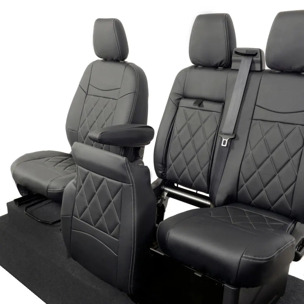 Ford Transit Custom Tailored Leatherette Seat Covers (2013-2023) - UK Custom Covers